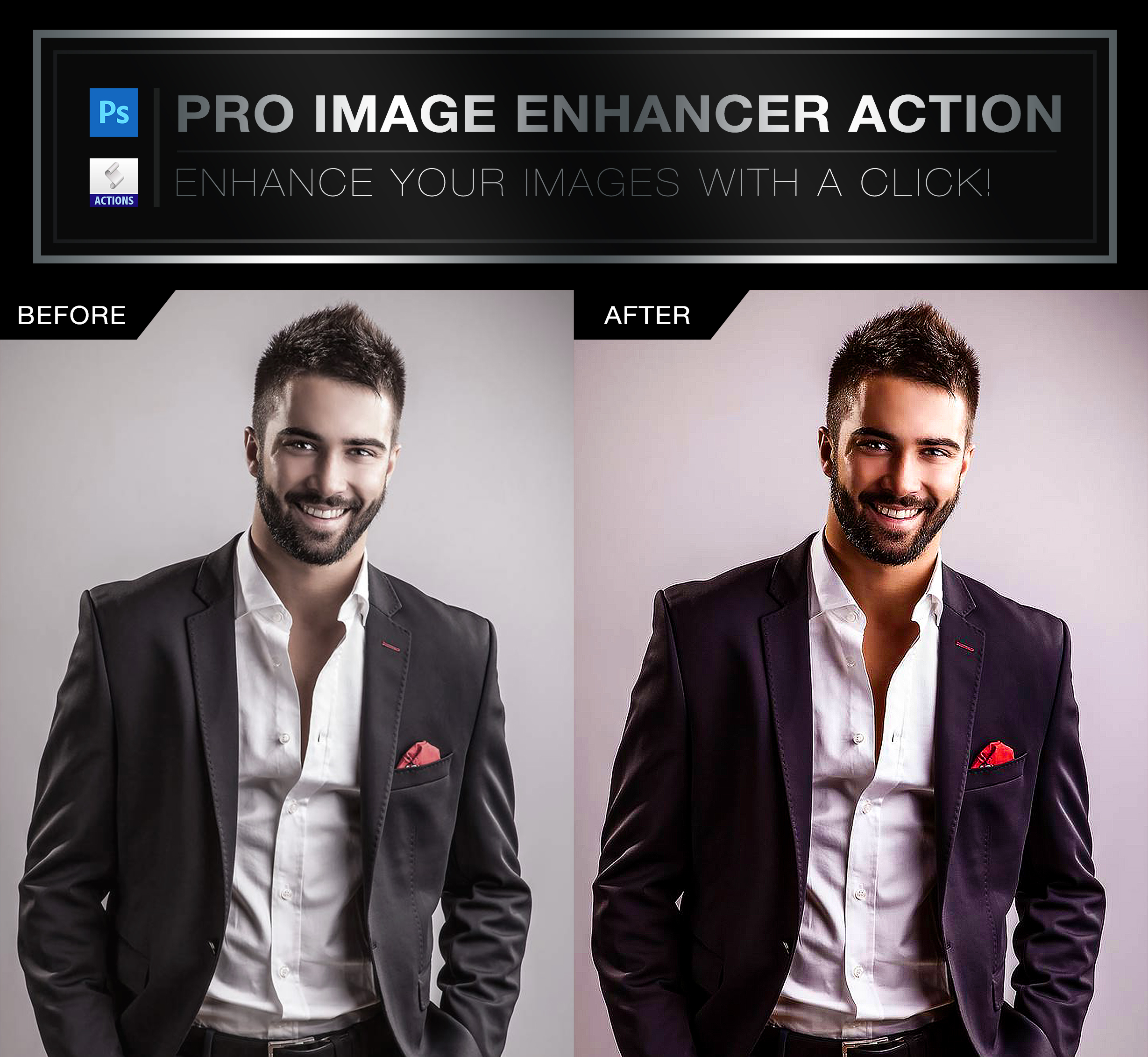 Pro Image Enhancer Photoshop Action, Add-ons | GraphicRiver